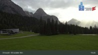 Archived image Webcam View of Ehrwalder Alm 18:00