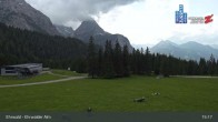 Archiv Foto Webcam Sicht auf das Kinderland an der Ehrwalder Alm 14:00