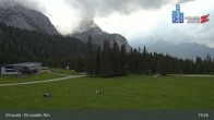 Archiv Foto Webcam Sicht auf das Kinderland an der Ehrwalder Alm 18:00