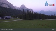 Archiv Foto Webcam Sicht auf das Kinderland an der Ehrwalder Alm 05:00
