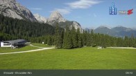 Archiv Foto Webcam Sicht auf das Kinderland an der Ehrwalder Alm 08:00