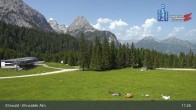 Archiv Foto Webcam Sicht auf das Kinderland an der Ehrwalder Alm 10:00