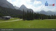 Archiv Foto Webcam Sicht auf das Kinderland an der Ehrwalder Alm 14:00