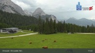 Archiv Foto Webcam Sicht auf das Kinderland an der Ehrwalder Alm 16:00
