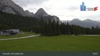 Archiv Foto Webcam Sicht auf das Kinderland an der Ehrwalder Alm 18:00