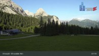 Archiv Foto Webcam Sicht auf das Kinderland an der Ehrwalder Alm 06:00