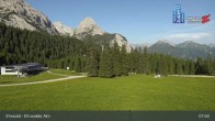 Archiv Foto Webcam Sicht auf das Kinderland an der Ehrwalder Alm 07:00