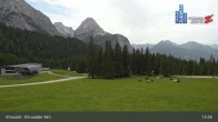 Archiv Foto Webcam Sicht auf das Kinderland an der Ehrwalder Alm 12:00