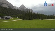 Archiv Foto Webcam Sicht auf das Kinderland an der Ehrwalder Alm 18:00