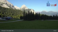 Archiv Foto Webcam Sicht auf das Kinderland an der Ehrwalder Alm 01:00