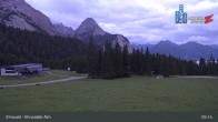 Archiv Foto Webcam Sicht auf das Kinderland an der Ehrwalder Alm 04:00
