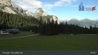 Archiv Foto Webcam Sicht auf das Kinderland an der Ehrwalder Alm 07:00
