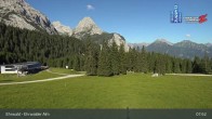 Archiv Foto Webcam Sicht auf das Kinderland an der Ehrwalder Alm 07:00