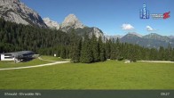 Archiv Foto Webcam Sicht auf das Kinderland an der Ehrwalder Alm 08:00