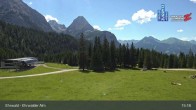 Archiv Foto Webcam Sicht auf das Kinderland an der Ehrwalder Alm 14:00
