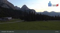 Archiv Foto Webcam Sicht auf das Kinderland an der Ehrwalder Alm 20:00