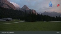 Archiv Foto Webcam Sicht auf das Kinderland an der Ehrwalder Alm 02:00