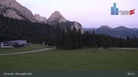 Archiv Foto Webcam Sicht auf das Kinderland an der Ehrwalder Alm 04:00