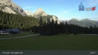 Archiv Foto Webcam Sicht auf das Kinderland an der Ehrwalder Alm 06:00