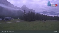 Archiv Foto Webcam Sicht auf das Kinderland an der Ehrwalder Alm 04:00