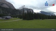 Archiv Foto Webcam Sicht auf das Kinderland an der Ehrwalder Alm 06:00