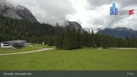 Archiv Foto Webcam Sicht auf das Kinderland an der Ehrwalder Alm 10:00