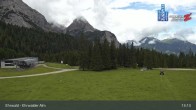 Archiv Foto Webcam Sicht auf das Kinderland an der Ehrwalder Alm 12:00