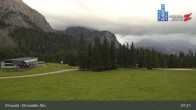 Archiv Foto Webcam Sicht auf das Kinderland an der Ehrwalder Alm 06:00