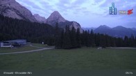 Archiv Foto Webcam Sicht auf das Kinderland an der Ehrwalder Alm 04:00