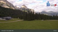 Archiv Foto Webcam Sicht auf das Kinderland an der Ehrwalder Alm 06:00