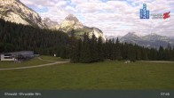 Archiv Foto Webcam Sicht auf das Kinderland an der Ehrwalder Alm 07:00