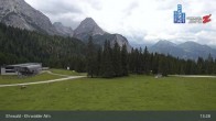 Archiv Foto Webcam Sicht auf das Kinderland an der Ehrwalder Alm 12:00