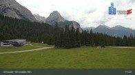 Archiv Foto Webcam Sicht auf das Kinderland an der Ehrwalder Alm 10:00