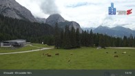Archiv Foto Webcam Sicht auf das Kinderland an der Ehrwalder Alm 12:00