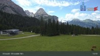 Archiv Foto Webcam Sicht auf das Kinderland an der Ehrwalder Alm 12:00
