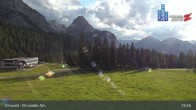 Archiv Foto Webcam Sicht auf das Kinderland an der Ehrwalder Alm 18:00