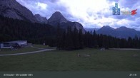 Archiv Foto Webcam Sicht auf das Kinderland an der Ehrwalder Alm 02:00
