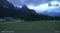Archiv Foto Webcam Sicht auf das Kinderland an der Ehrwalder Alm 02:00