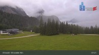 Archiv Foto Webcam Sicht auf das Kinderland an der Ehrwalder Alm 06:00