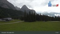 Archiv Foto Webcam Sicht auf das Kinderland an der Ehrwalder Alm 10:00
