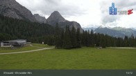 Archiv Foto Webcam Sicht auf das Kinderland an der Ehrwalder Alm 12:00