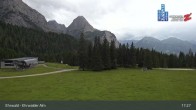 Archiv Foto Webcam Sicht auf das Kinderland an der Ehrwalder Alm 16:00
