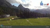 Archiv Foto Webcam Sicht auf das Kinderland an der Ehrwalder Alm 18:00