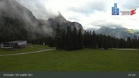 Archiv Foto Webcam Sicht auf das Kinderland an der Ehrwalder Alm 06:00