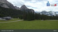 Archiv Foto Webcam Sicht auf das Kinderland an der Ehrwalder Alm 08:00