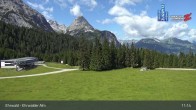 Archiv Foto Webcam Sicht auf das Kinderland an der Ehrwalder Alm 10:00