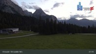 Archived image Webcam View of Ehrwalder Alm 00:00