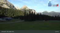 Archiv Foto Webcam Sicht auf das Kinderland an der Ehrwalder Alm 06:00