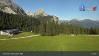 Archiv Foto Webcam Sicht auf das Kinderland an der Ehrwalder Alm 07:00