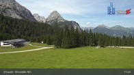 Archiv Foto Webcam Sicht auf das Kinderland an der Ehrwalder Alm 10:00